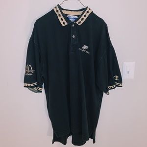 VINTAGE CHAMPION POLO. PURDUE BOILERMAKERS.
